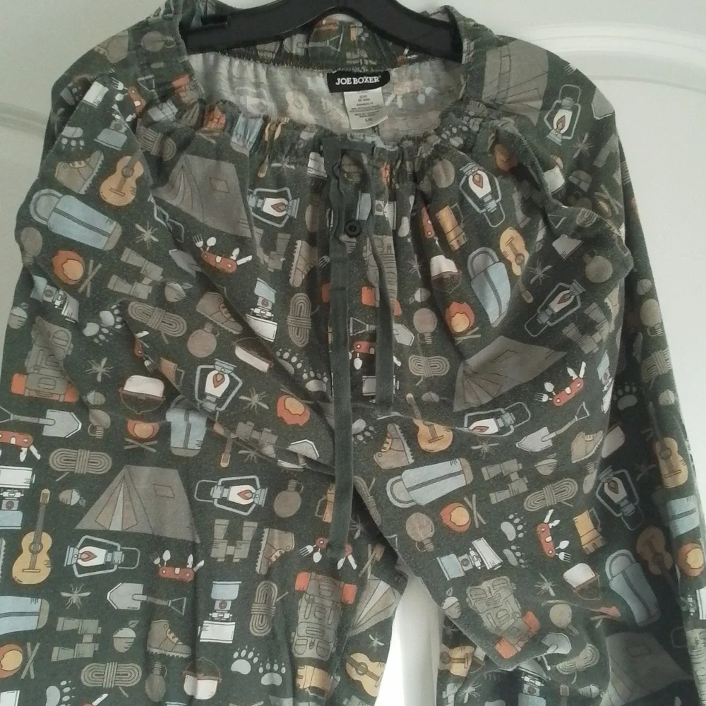 Joe Boxer Men’s Pajama Pants W/ Pockets Pre-owned Sz Large